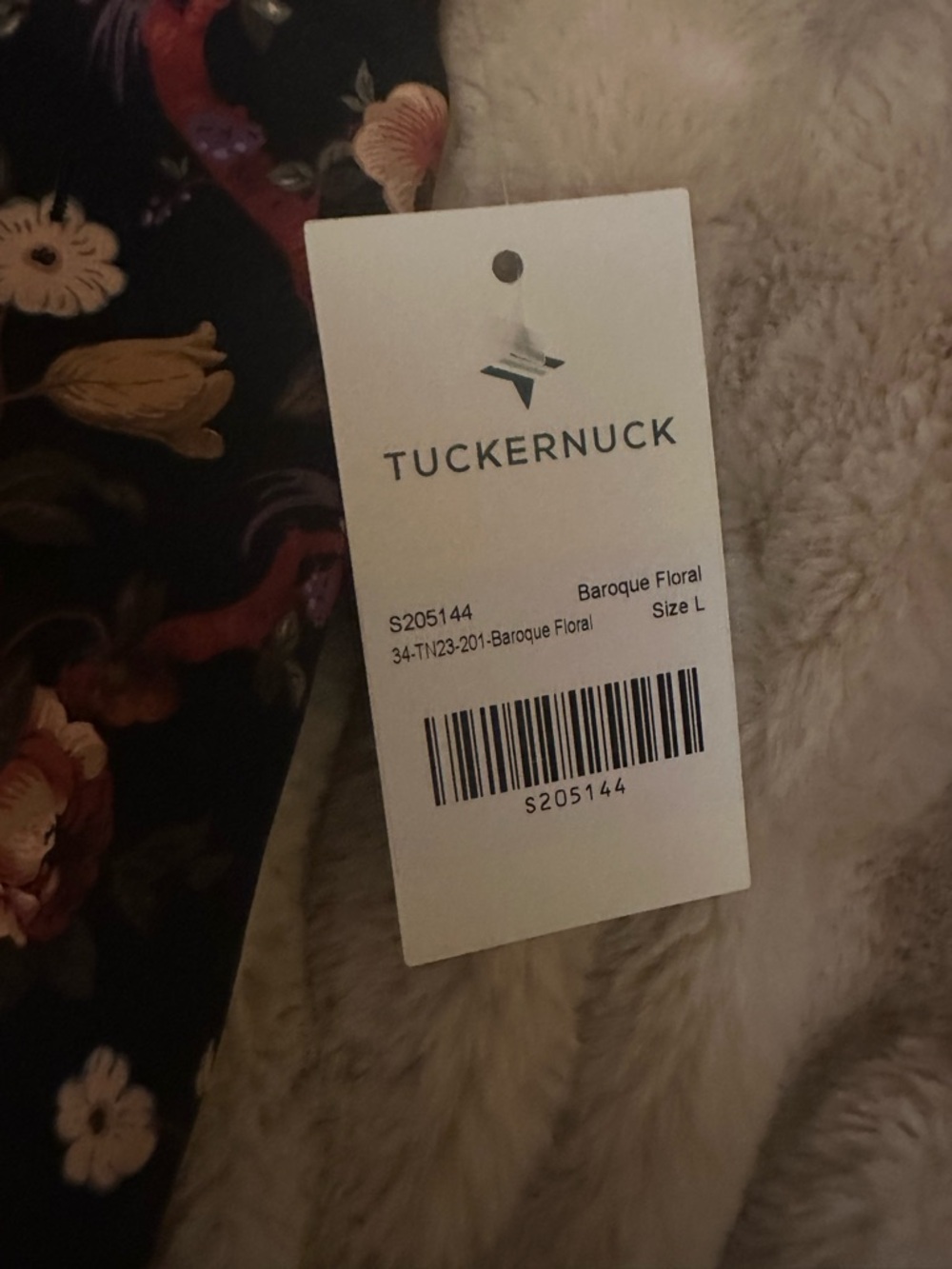 NWT Tuckernuck Baroque Floral Shorts - Black with Multicolor Blooms - Picture 2 of 4